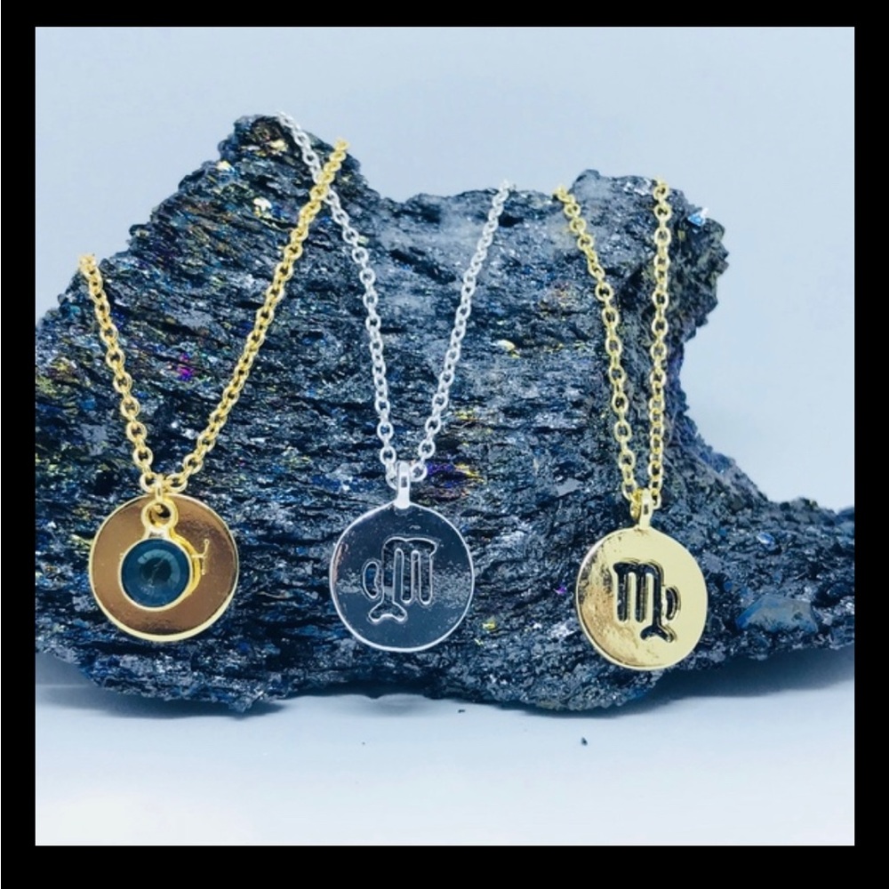 Virgo Zodiac Sign Astrology Necklaces